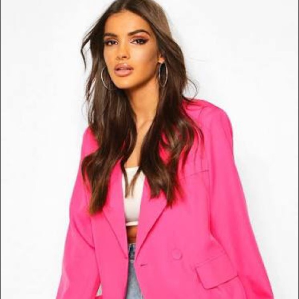 New akira pink blazer size l jacket